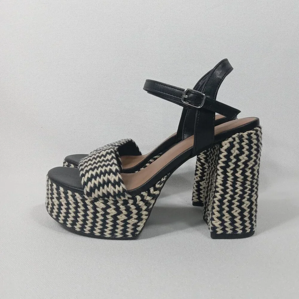 UNIVERSAL THREAD Women's India Platform Heels Size 7.5 - Picture 4 of 13